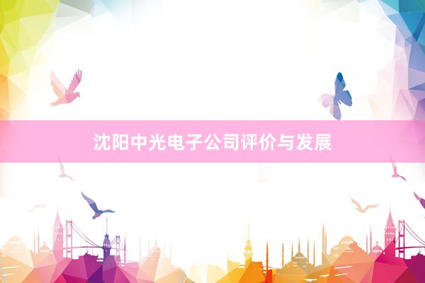 沈阳中光电子公司评价与发展
